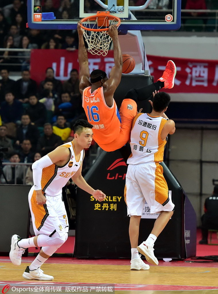 山西队险胜四川队,范弗利特惊艳四座 山西队险胜四川队,范弗利特惊艳四座